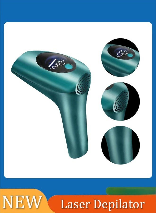 جهاز إزالة الشعر بالليزر الدائم IPL بقوة 900000 ومضة للاستخدام على الجسم والوجه، نظام إزالة الشعر بالليزر للحصول على نتائج دائمة وغير مؤلمة في المنزل - Image 1